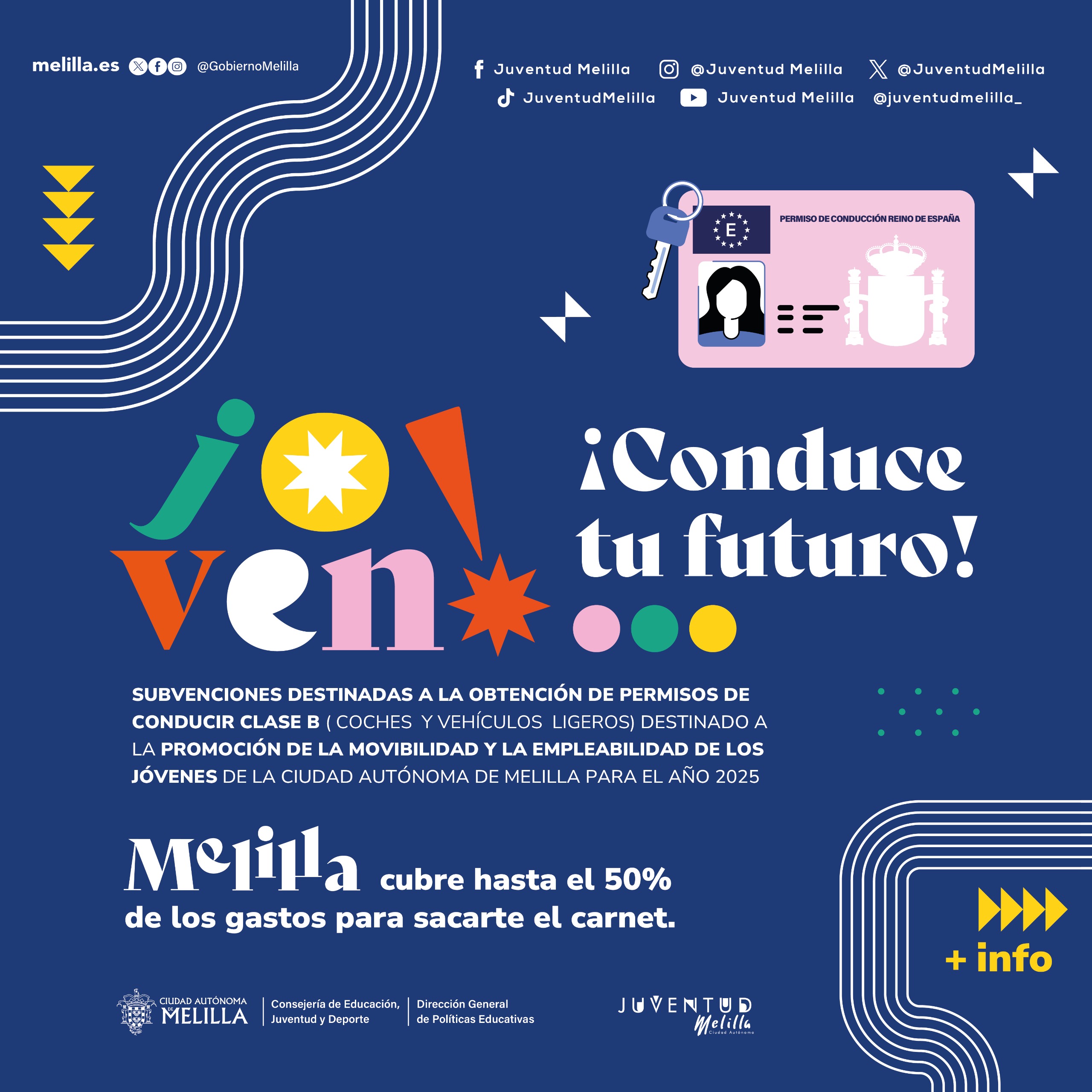 Cartel Campa�a �Conduce tu futuro!
