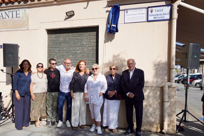 EL PRESIDENTE DE LA CIUDAD ACOMPA�A A LA FAMILIA DE FERNANDO BELMONTE EN SU HOMENAJE Y NUEVA CALLE